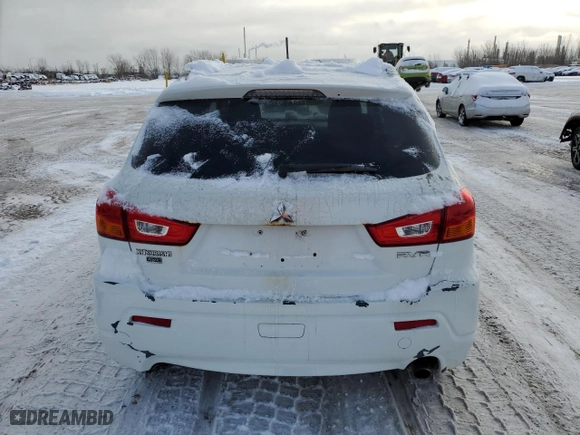 2011 Mitsubishi RVR GT with VIN JA4AJ4AU5BZ606574, listed as a Copart auction lot 86464914 with NaN miles and Salvage Title. Bid and sale history available at carsss.com. Image 6.