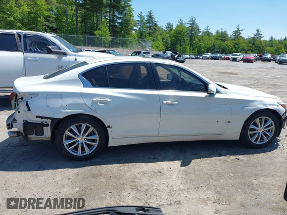 2014 Infiniti Q50 Sport with VIN JN1BV7AR3EM681886, listed as a IAAI auction lot 42382281 with 140,005 mi miles and . Bid and sale history available at DreamBid. Image 14.