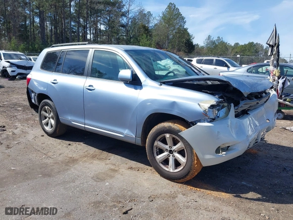 2009 Toyota Highlander with VIN JTEDS41AX92071486, listed as a IAAI auction lot 41575485 with 392,603 mi miles. Bid and sale history available at carsss.com. Image 1.