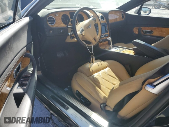 2008 Bentley Continental GT with VIN SCBCP73W88C057478, listed as a Copart auction lot 45030315 with 31,785 mi miles and Salvage Title. Bid and sale history available at DreamBid. Image 8.