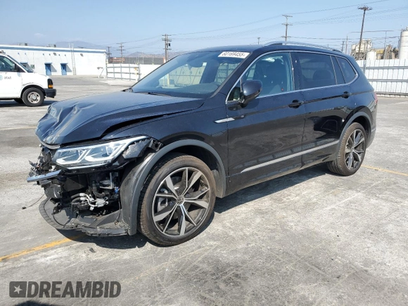 2024 Volkswagen Tiguan SEL R-Line with VIN 3VV4B7AX2RM121866, listed as a Copart auction lot 60169455 with Not provided miles and Salvage title. Bid and sale history available at DreamBid. Image 1.