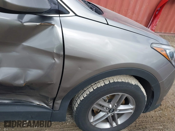 2017 Hyundai Santa Fe 2.4L with VIN 5XYZU3LB4HG424734, listed as a IAAI auction lot 41491166 with 130,905 mi miles and . Bid and sale history available at DreamBid. Image 19.