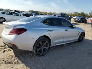 2019 Genesis G70 Advanced with VIN KMTG34LE6KU037474, listed as a Copart auction lot 83420064 with 89,167 mi miles and Salvage Title. Bid and sale history available at DreamBid. Image 3.