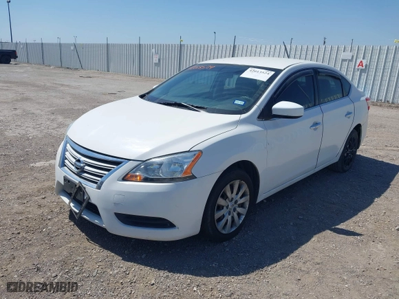 2015 Nissan Sentra S with VIN 3N1AB7AP1FY275638, listed as a IAAI auction lot 42013524 with 75,312 mi miles. Bid and sale history available at carsss.com. Image 2.