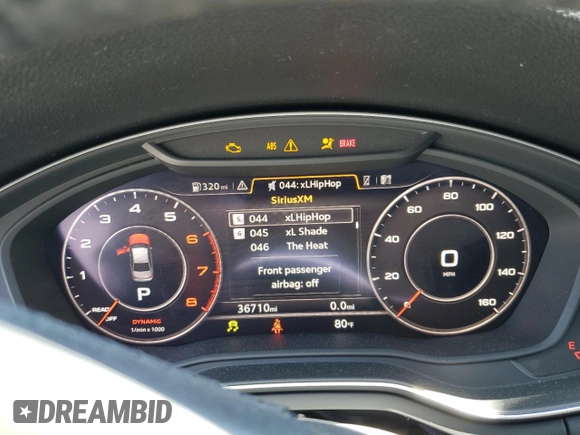 2018 Audi A4 Premium Plus z VIN WAULMAF40JA007265, wystawiony jako Copart lot #59604915 z przebiegiem 36 710 mil mil oraz Szkoda całkowita • Salvage title. Historia ofert i sprzedaży dostępna na DreamBid. Obrazek 9.