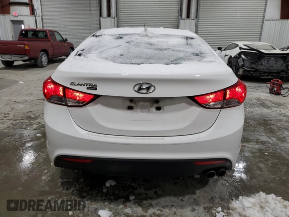 2013 Hyundai Elantra Coupe SE with VIN KMHDH6AE2DU014791, listed as a Copart auction lot 41471565 with 235,692 mi miles and Clean Title. Bid and sale history available at carsss.com. Image 6.