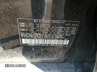 2024 Subaru Outback Onyx with VIN 4S4BTALC3R3260623, listed as a Copart auction lot 50547875 with 9,998 mi miles and Salvage title. Bid and sale history available at DreamBid. Image 13.