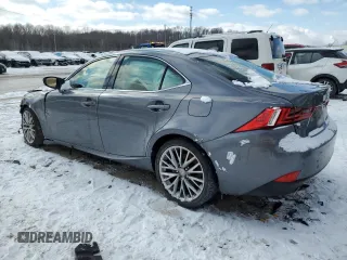 2014 Lexus IS 250 with VIN JTHCF1D22E5007375, listed as a Copart auction lot 45572515 with 16,865 mi miles and Salvage Title. Bid and sale history available at DreamBid. Image 2.