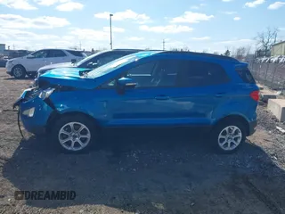 2020 Ford EcoSport SE with VIN MAJ3S2GEXLC325834, listed as a IAAI auction lot 42027101 with 56,009 mi miles and . Bid and sale history available at DreamBid. Image 14.