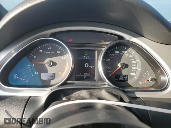 2014 Audi Q7 3.0T S line Prestige with VIN WA1DGAFE5ED002987, listed as a Copart auction lot 47359395 with 130,436 mi miles and Salvage Title. Bid and sale history available at carsss.com. Image 9.