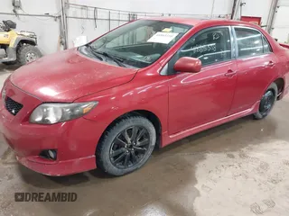 2009 Toyota Corolla with VIN 2T1BU40E29C174283, listed as a IAAI auction lot 41885358 with 194,095 mi miles. Bid and sale history available at carsss.com. Image 2.