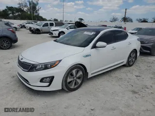 2014 Kia Optima Hybrid EX with VIN KNAGN4AD8E5073651, listed as a Copart auction lot 53533365 with 114,812 mi miles and Clean Title. Bid and sale history available at carsss.com. Image 1.
