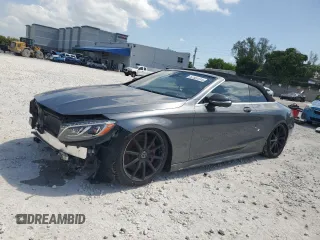 2017 Mercedes-Benz S 63 AMG z VIN WDDXK7JB3HA021129, wystawiony jako Copart lot #57307315 z przebiegiem 64 378 mil mil oraz Szkoda całkowita • Salvage title. Historia ofert i sprzedaży dostępna na DreamBid. Obrazek 1.