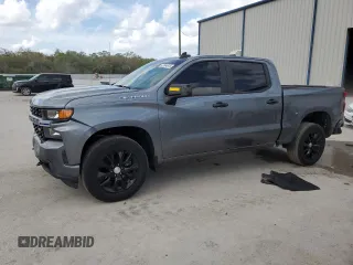 2020 Chevrolet Silverado 1500 Custom with VIN 3GCPWBEH2LG352049, listed as a Copart auction lot 47804815 with 99,342 mi miles and Salvage Title. Bid and sale history available at carsss.com. Image 1.