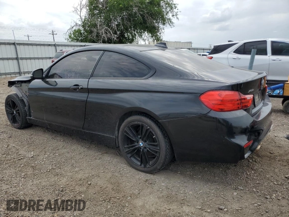 2015 BMW 4 Series 428i xDrive with VIN WBA3N9C50FK247264, listed as a Copart auction lot 54709725 with 75,218 mi miles and Salvage title. Bid and sale history available at DreamBid. Image 2.