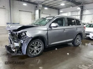 2017 Mitsubishi Outlander SE with VIN JA4AZ3A35HZ020153, listed as a Copart auction lot 57235705 with 77,229 mi miles and Salvage title. Bid and sale history available at DreamBid. Image 1.