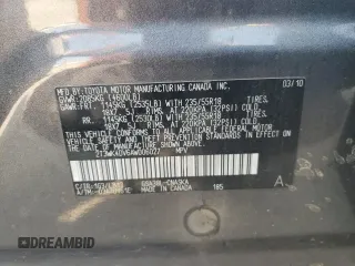 2010 Toyota RAV4 Sport with VIN 2T3WK4DV6AW006027, listed as a Copart auction lot 75772394 with 265,595 mi miles and Salvage Title. Bid and sale history available at carsss.com. Image 13.
