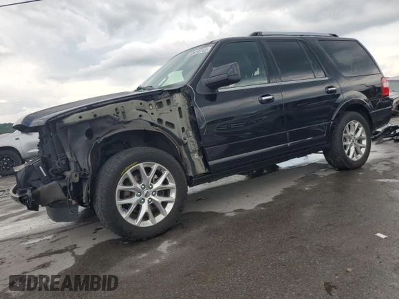2017 Ford Expedition Limited with VIN 1FMJU1KT9HEA66207, listed as a Copart auction lot 62610745 with 93,794 mi miles and Salvage title. Bid and sale history available at DreamBid. Image 1.