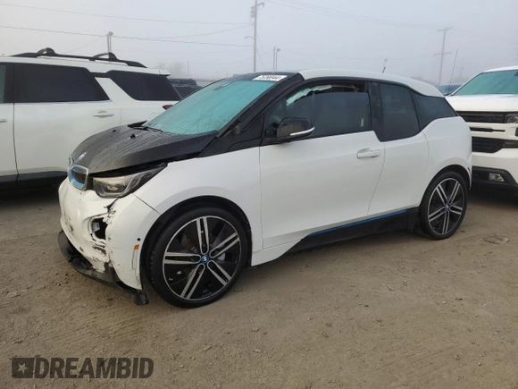 2017 BMW i3 with VIN WBY1Z8C38HV892042, listed as a Copart auction lot 75286944 with 73,573 mi miles and Salvage Title. Bid and sale history available at carsss.com. Image 1.