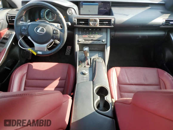 2019 Lexus IS 300 with VIN JTHC81D25K5035421, listed as a Copart auction lot 59076775 with 45,431 mi miles and Salvage title. Bid and sale history available at DreamBid. Image 8.