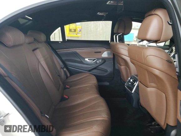 2020 Mercedes-Benz S-Class S 450 with VIN WDDUG6GB6LA497177, listed as a Copart auction lot 60125584 with 22,839 mi miles and Non Repairable. Bid and sale history available at carsss.com. Image 10.