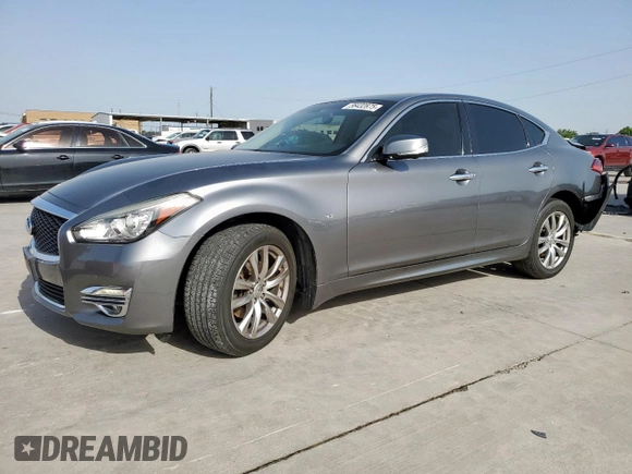 2015 Infiniti Q70 with VIN JN1BY1AR1FM561848, listed as a Copart auction lot 56432875 with 145,158 mi miles and Salvage title. Bid and sale history available at DreamBid. Image 1.