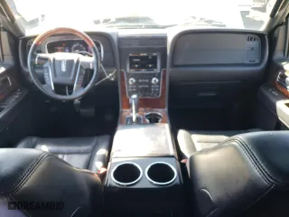 2015 Lincoln Navigator with VIN 5LMJJ2JT7FEJ14619, listed as a Copart auction lot 47436515 with 49,600 mi miles and Salvage Title. Bid and sale history available at carsss.com. Image 8.