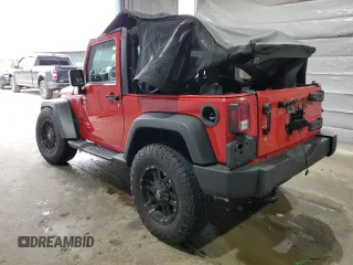 2014 Jeep Wrangler Sport with VIN 1C4AJWAG6EL139619, listed as a Copart auction lot 54935445 with 79,001 mi miles and Salvage title. Bid and sale history available at DreamBid. Image 2.