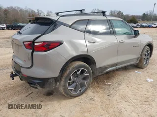 2021 Chevrolet Blazer RS with VIN 3GNKBERS4MS508899, listed as a IAAI auction lot 41728853 with 77,481 mi miles and . Bid and sale history available at DreamBid. Image 4.