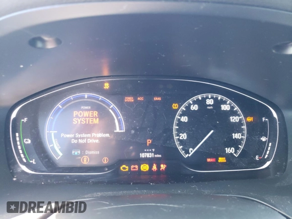 2019 Honda Insight EX with VIN 19XZE4F52KE003687, listed as a Copart auction lot 43454425 with 107,831 mi miles and Salvage Title. Bid and sale history available at carsss.com. Image 9.