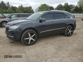 2016 Acura MDX Advance z VIN 5FRYD4H98GB014983, wystawiony jako Copart lot #55525135 z przebiegiem 120 221 mil mil oraz Szkoda całkowita • Salvage title. Historia ofert i sprzedaży dostępna na DreamBid. Obrazek 1.