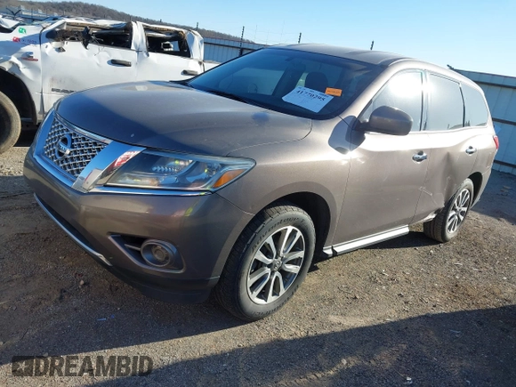 2013 Nissan Pathfinder SL with VIN 5N1AR2MN3DC645866, listed as a IAAI auction lot 41770295 with 155,113 mi miles. Bid and sale history available at carsss.com. Image 17.