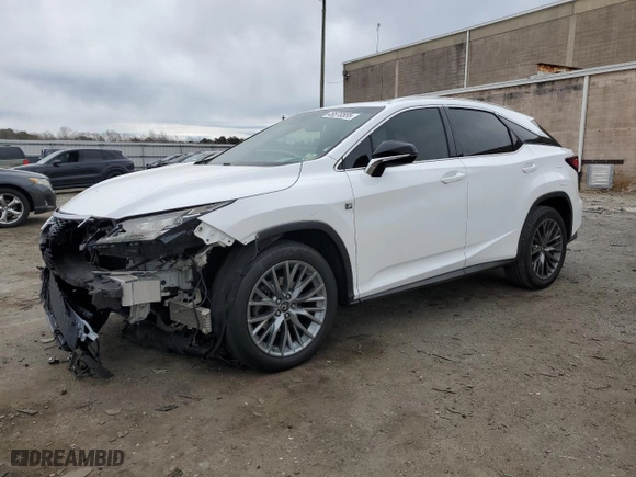 2017 Lexus RX with VIN 2T2BZMCA6HC110185, listed as a Copart auction lot 49570555 with 119,485 mi miles and Salvage Title. Bid and sale history available at carsss.com. Image 1.
