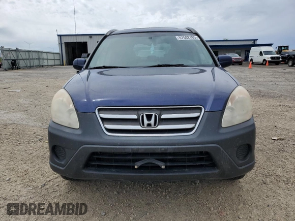 2005 Honda CR-V EX with VIN JHLRD78815C012648, listed as a Copart auction lot 57582485 with 290,300 mi miles and Clean Title. Bid and sale history available at DreamBid. Image 5.