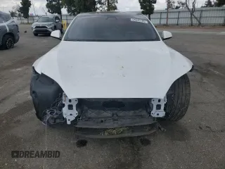 2022 Tesla Model S with VIN 5YJSA1E53NF492855, listed as a Copart auction lot 54545185 with 62,856 mi miles and Salvage title. Bid and sale history available at DreamBid. Image 5.