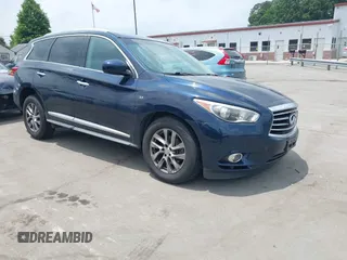2015 Infiniti QX60 with VIN 5N1AL0MM8FC554432, listed as a IAAI auction lot 42428294 with 117,421 mi miles and . Bid and sale history available at DreamBid. Image 1.