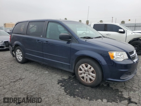 2015 Dodge Grand Caravan SE with VIN 2C4RDGBG0FR702106, listed as a Copart auction lot 54595205 with 209,319 mi miles and Salvage Title. Bid and sale history available at DreamBid. Image 4.