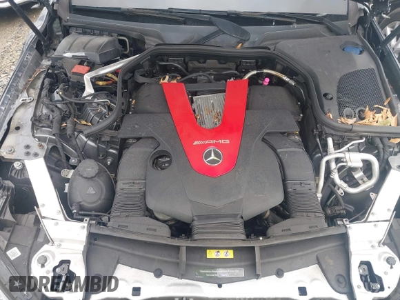 2018 Mercedes-Benz E-Class AMG E 43 with VIN WDDZF6EB4JA384109, listed as a IAAI auction lot 41417087 with 64,983 mi miles. Bid and sale history available at carsss.com. Image 10.