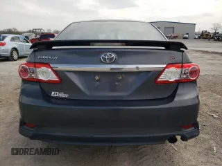 2011 Toyota Corolla L with VIN 2T1BU4EE3BC635456, listed as a Copart auction lot 48866435 with 184,290 mi miles and Salvage Title. Bid and sale history available at carsss.com. Image 6.