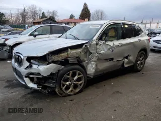 2020 BMW X3 xDrive30i with VIN 5UXTY5C0XL9C73799, listed as a Copart auction lot 48844655 with 37,526 mi miles and Salvage Title. Bid and sale history available at DreamBid. Image 1.
