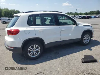 2017 Volkswagen Tiguan S with VIN WVGBV7AX8HK016005, listed as a Copart auction lot 62390515 with 68,026 mi miles and Salvage title. Bid and sale history available at DreamBid. Image 3.
