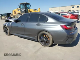 2022 BMW 3 Series M340i with VIN 3MW5U7J07N8C42022, listed as a Copart auction lot 70866414 with 0 mi miles and Salvage Title. Bid and sale history available at carsss.com. Image 2.