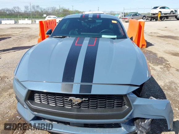 2024 Ford Mustang EcoBoost with VIN 1FA6P8TH1R5135645, listed as a IAAI auction lot 41936457 with 10,871 mi miles. Bid and sale history available at carsss.com. Image 12.