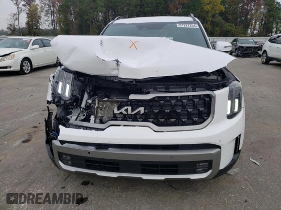 2023 Kia Telluride SX X-Line z VIN 5XYP5DGC9PG404586, wystawiony jako Copart lot #81227294 z przebiegiem 22 581 mil mil oraz Szkoda całkowita • Salvage title. Historia ofert i sprzedaży dostępna na DreamBid. Obrazek 5.