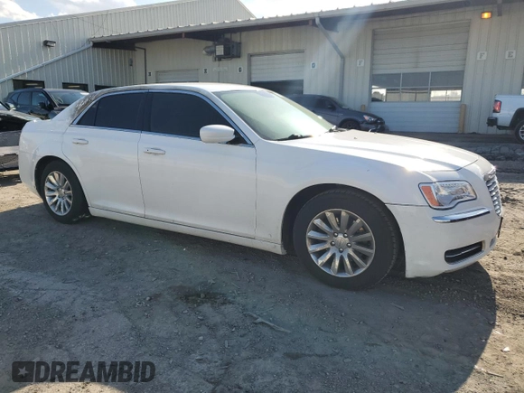 2013 Chrysler 300 with VIN 2C3CCAAG2DH732318, listed as a Copart auction lot 50545375 with 0 mi miles and Salvage Title. Bid and sale history available at carsss.com. Image 4.
