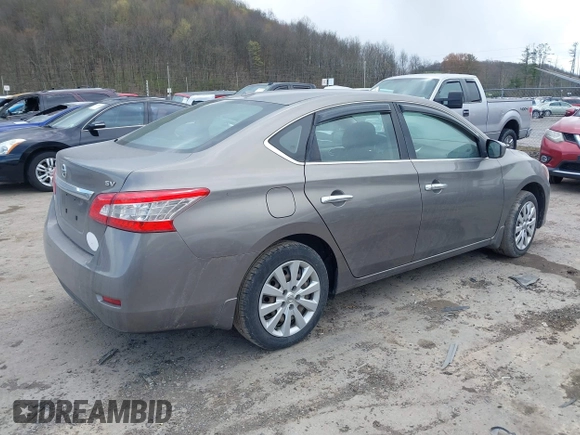 2015 Nissan Sentra S with VIN 3N1AB7AP1FY383368, listed as a IAAI auction lot 42035363 with 192,024 mi miles and . Bid and sale history available at DreamBid. Image 4.