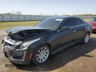 2014 Cadillac CTS Sedan RWD with VIN 1G6AP5SX1E0184009, listed as a Copart auction lot 47669475 with 125,314 mi miles and Salvage Title. Bid and sale history available at carsss.com. Image 1.