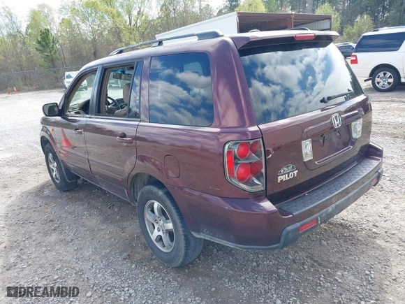 2007 Honda Pilot EX-L with VIN 5FNYF28517B002591, listed as a IAAI auction lot 41760295 with 204,533 mi miles. Bid and sale history available at carsss.com. Image 3.