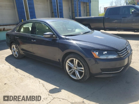 2014 Volkswagen Passat SE with VIN 1VWBT7A32EC048264, listed as a Copart auction lot 53511665 with 170,842 mi miles and Clean title. Bid and sale history available at DreamBid. Image 4.
