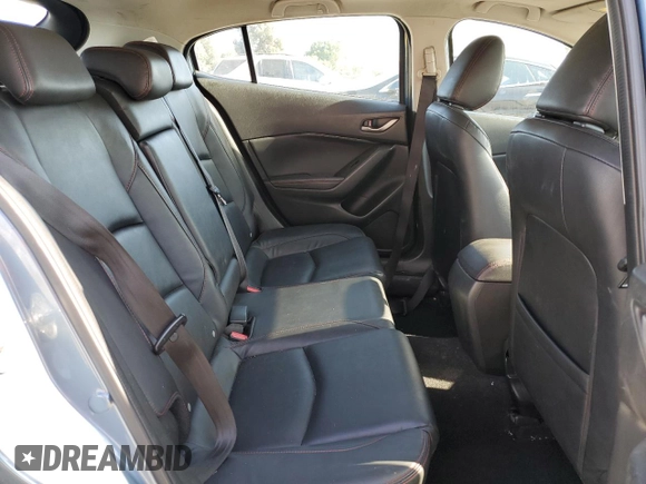 2015 Mazda 3 i Grand Touring with VIN JM1BM1M77F1247075, listed as a Copart auction lot 54559925 with 104,671 mi miles and Salvage title. Bid and sale history available at DreamBid. Image 10.
